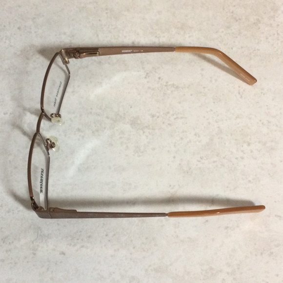NWT Seventeen copper retro metal eyeglasses new old stock - Picture 4 of 16